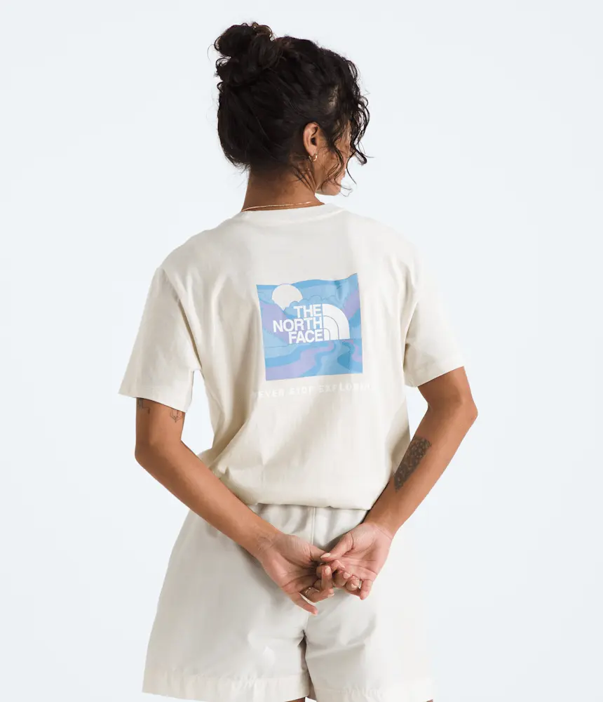 

Женская футболка Core Outdoor Valley Box NSE с коротким рукавом The North Face, White Dune