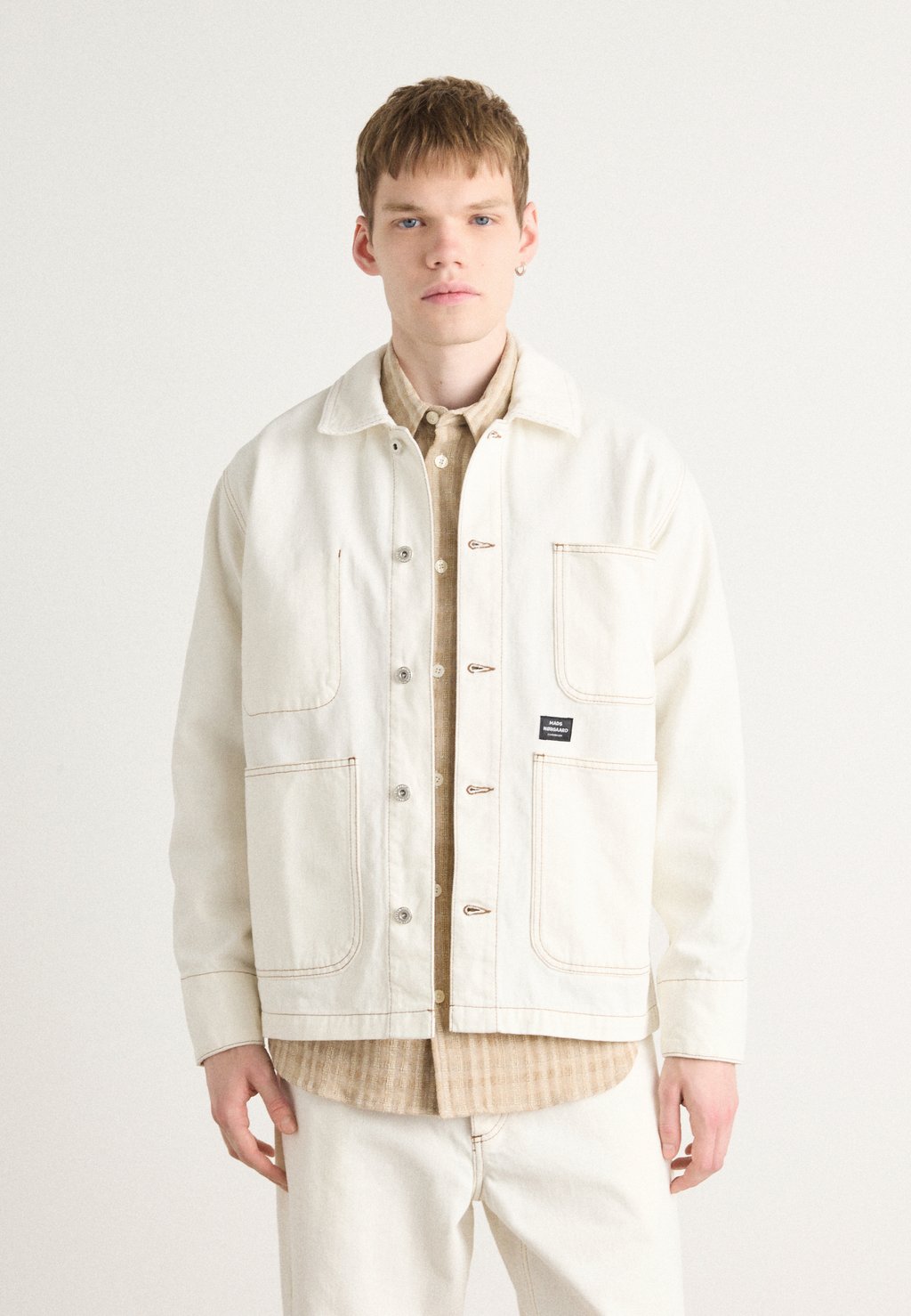 

Джинсовая куртка SOIL JACKET Mads Nørgaard, кремовый