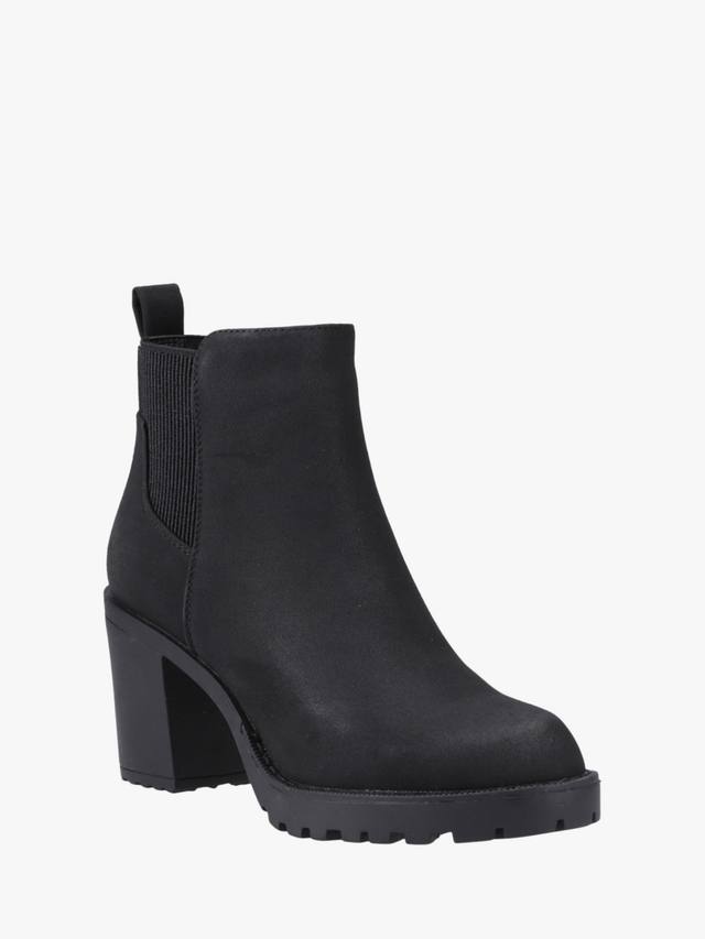 Барбара, ботинки на каблуке до щиколотки ONLY, Black — фото 2