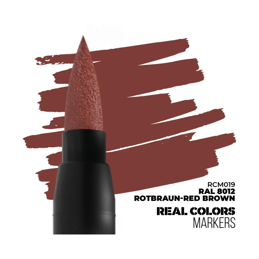 

Красно-коричневый маркер RC RAL8012, Real Color Markers