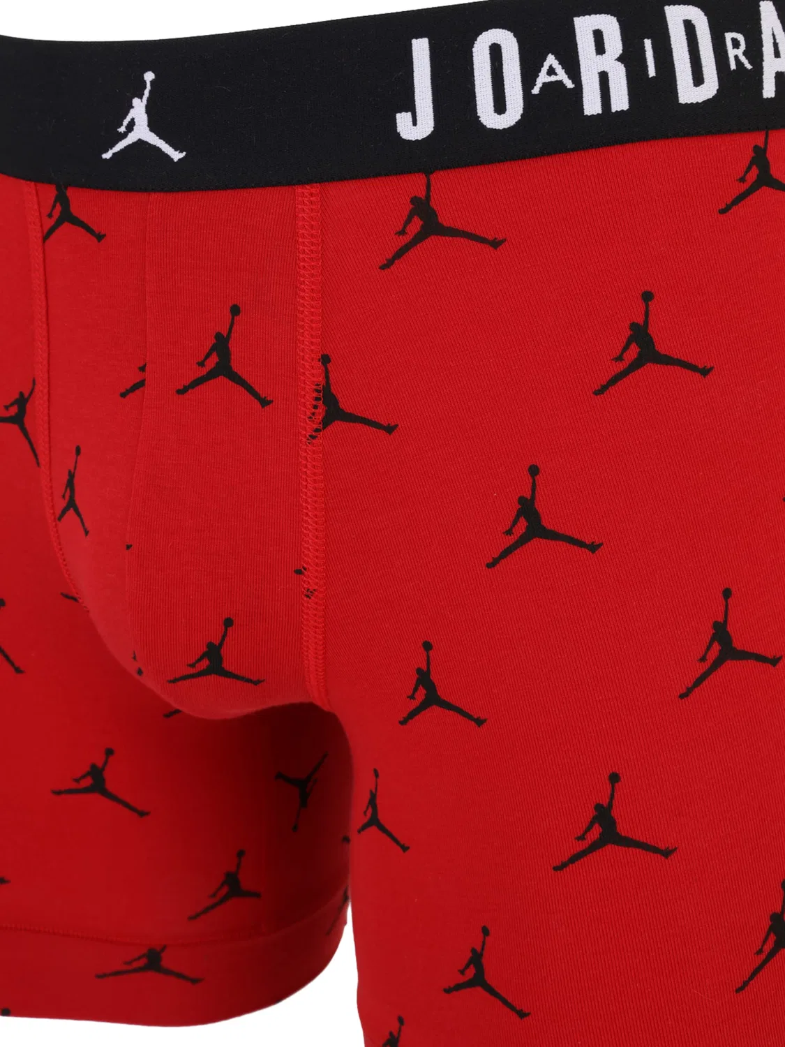 Боксеры Jordan, Mottled Grey/Fire Red/Black — фото 3