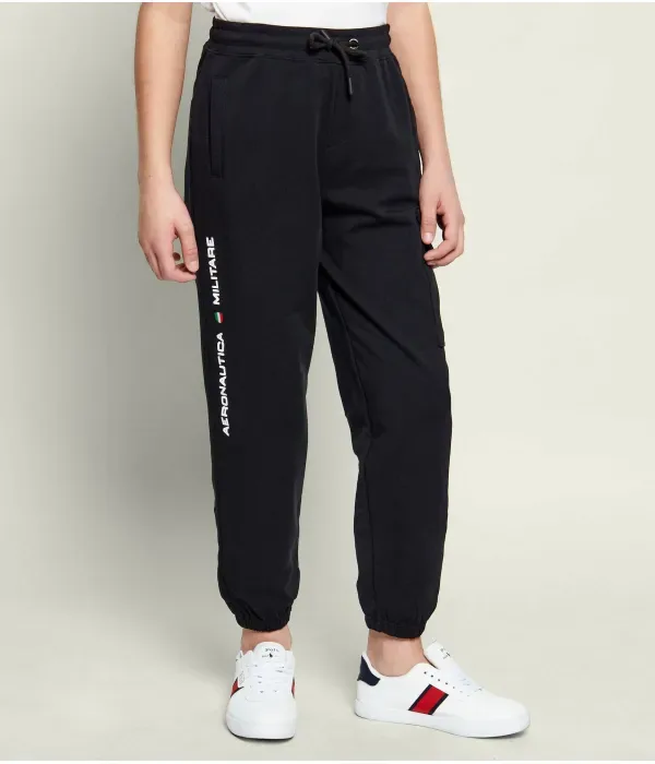 Спортивный костюм regular fit Aeronautica Militare, черный — фото 4