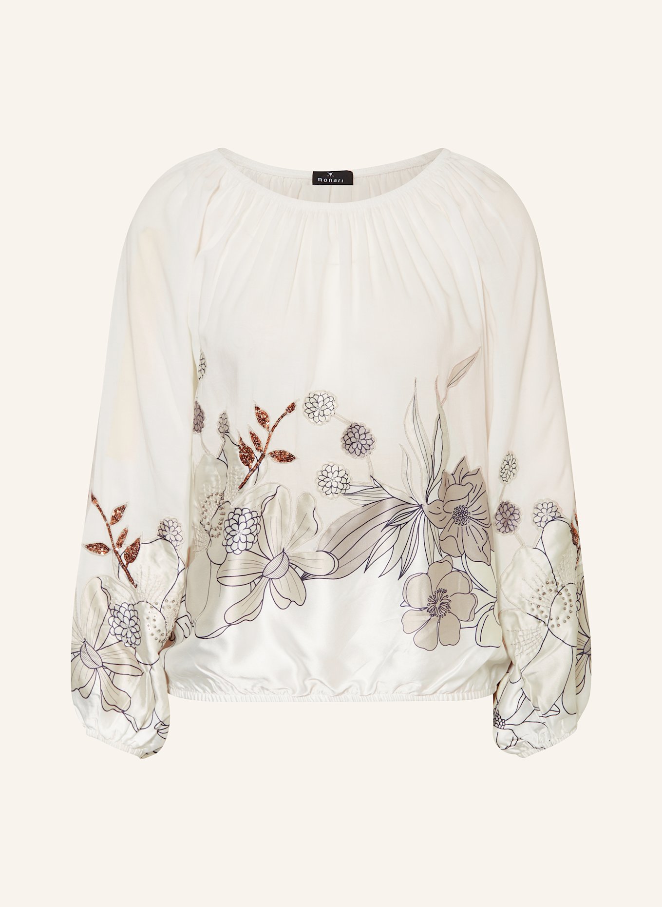 

Блузка-Рубашка с пайетками Monari, мультиколор