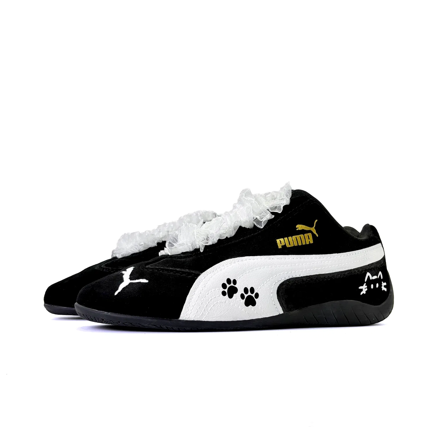 Кроссовки PUMA Speedcat Black White — фото 4