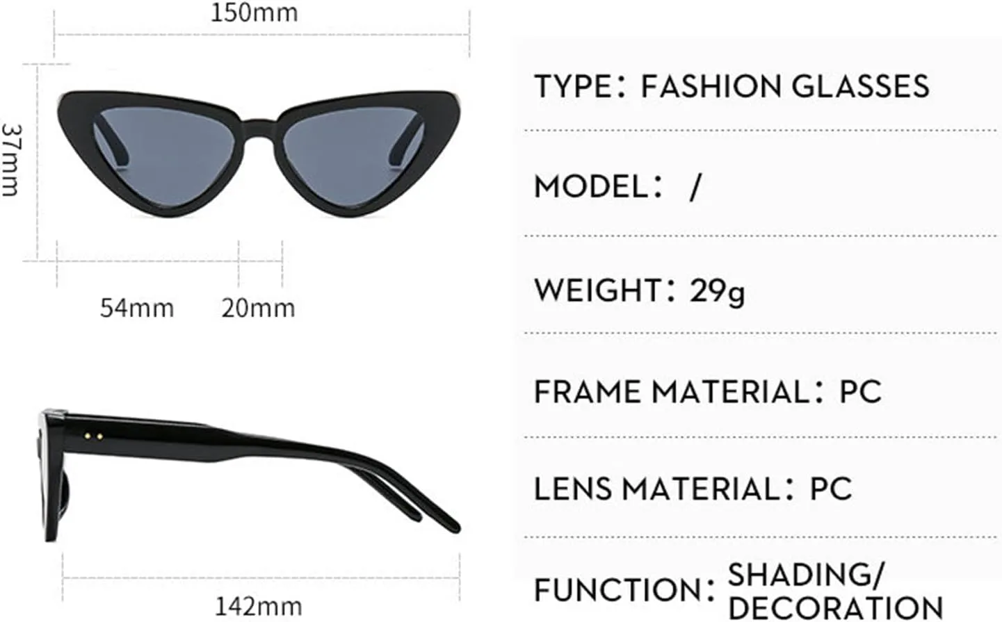 

Солнцезащитные очки Willochra с маленькими треугольными линзами «кошачий глаз» для мужчин и женщин, винтажные, с градиентным переходом цвета, дорожные, UV400 F27, C9