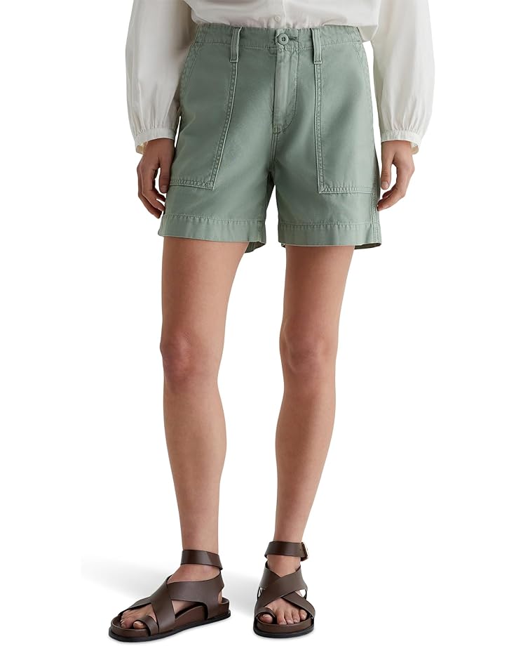 

Шорты AG Jeans Rosa Mid Rise Utility Shorts, цвет Sulfur Matcha Latte