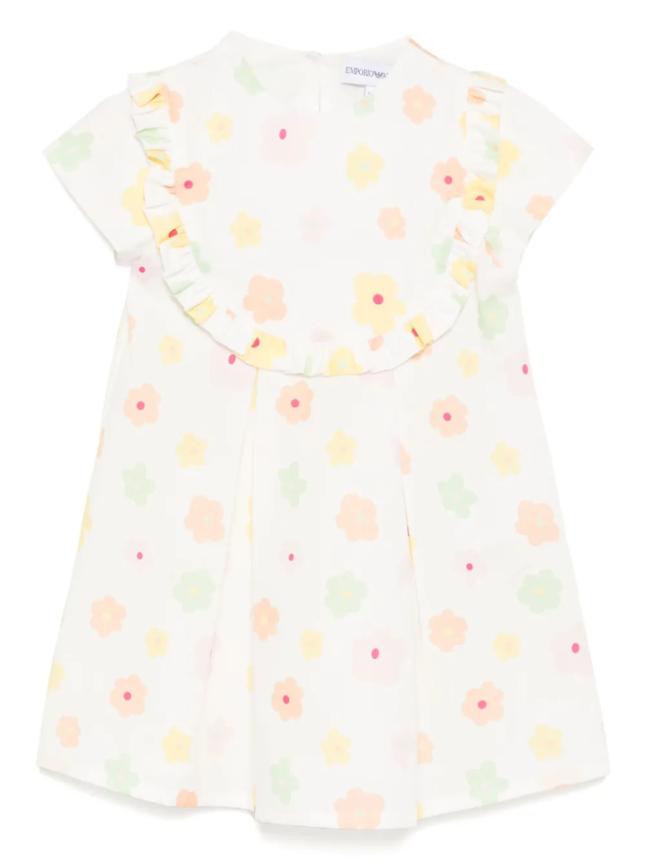 

Emporio Armani Kids платье с цветочным принтом, белый
