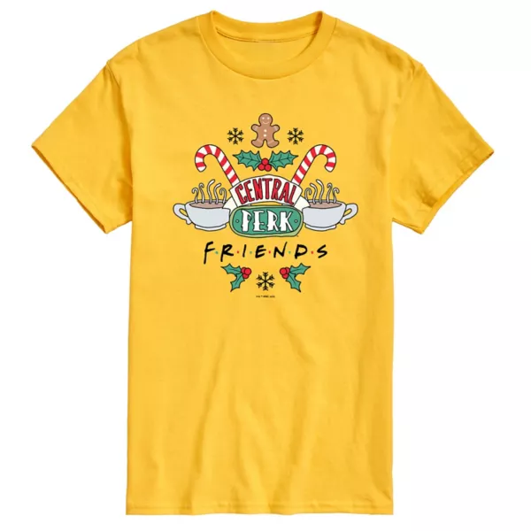 

Мужская футболка с принтом «Друзья» — Central Perk Licensed Character, желтый