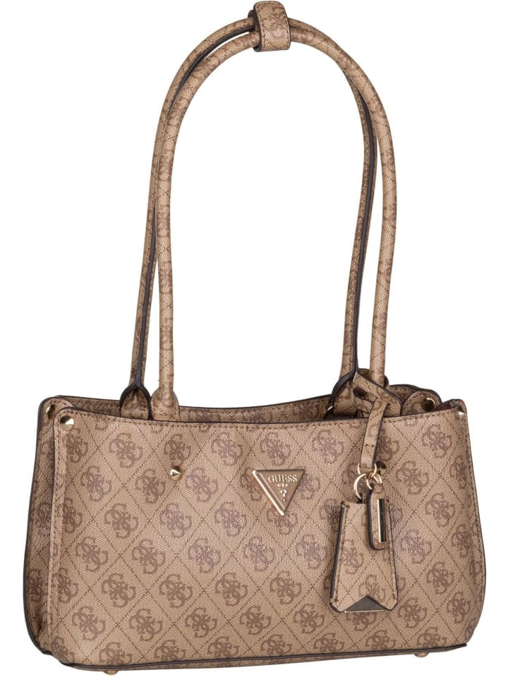 

Наплечная сумка Guess, цвет latte logo