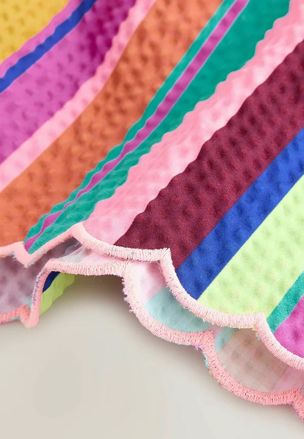 Пляжные шорты стандартного кроя Next, Multi Rainbow Stripe — фото 2
