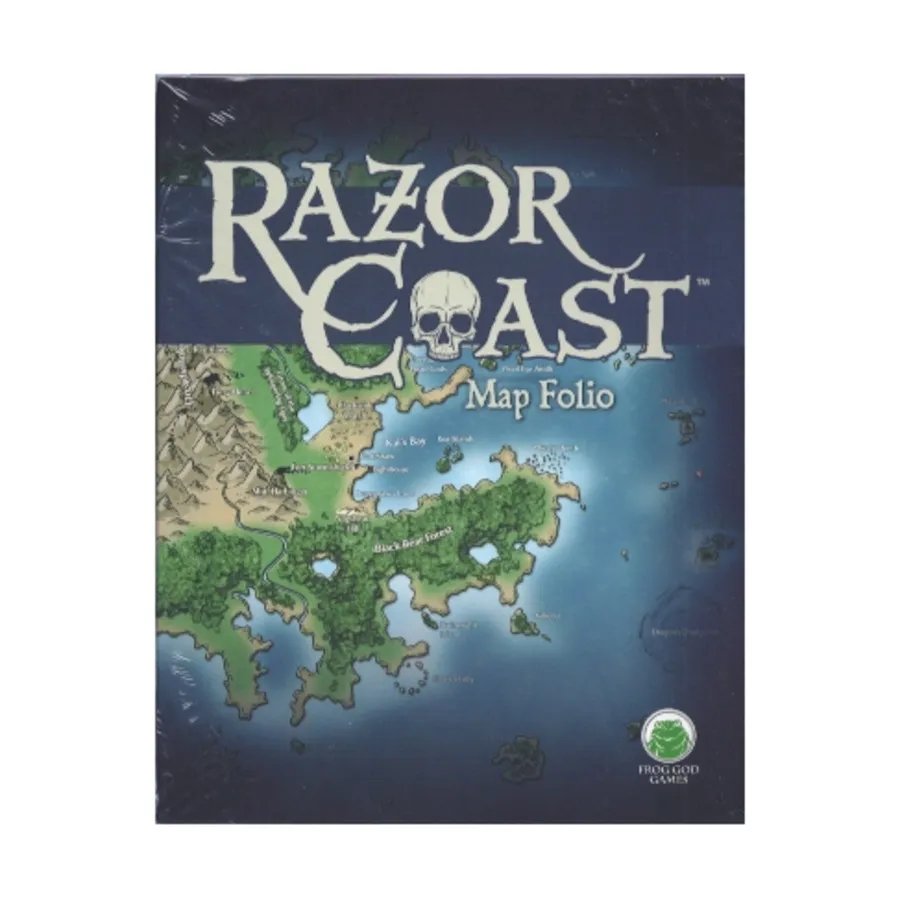 

Razor Coast - Map Folio (System Neutral), Razor Coast (Swords & Wizardry), мягкая обложка