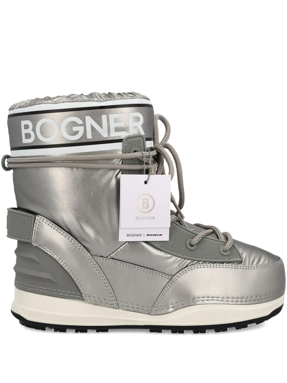 Дутые ботинки La Plagne 14 на шнуровке Bogner, серый