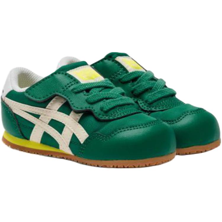 Низкие детские туфли SERRANO для младенцев и малышей Onitsuka Tiger, зеленый — фото 3