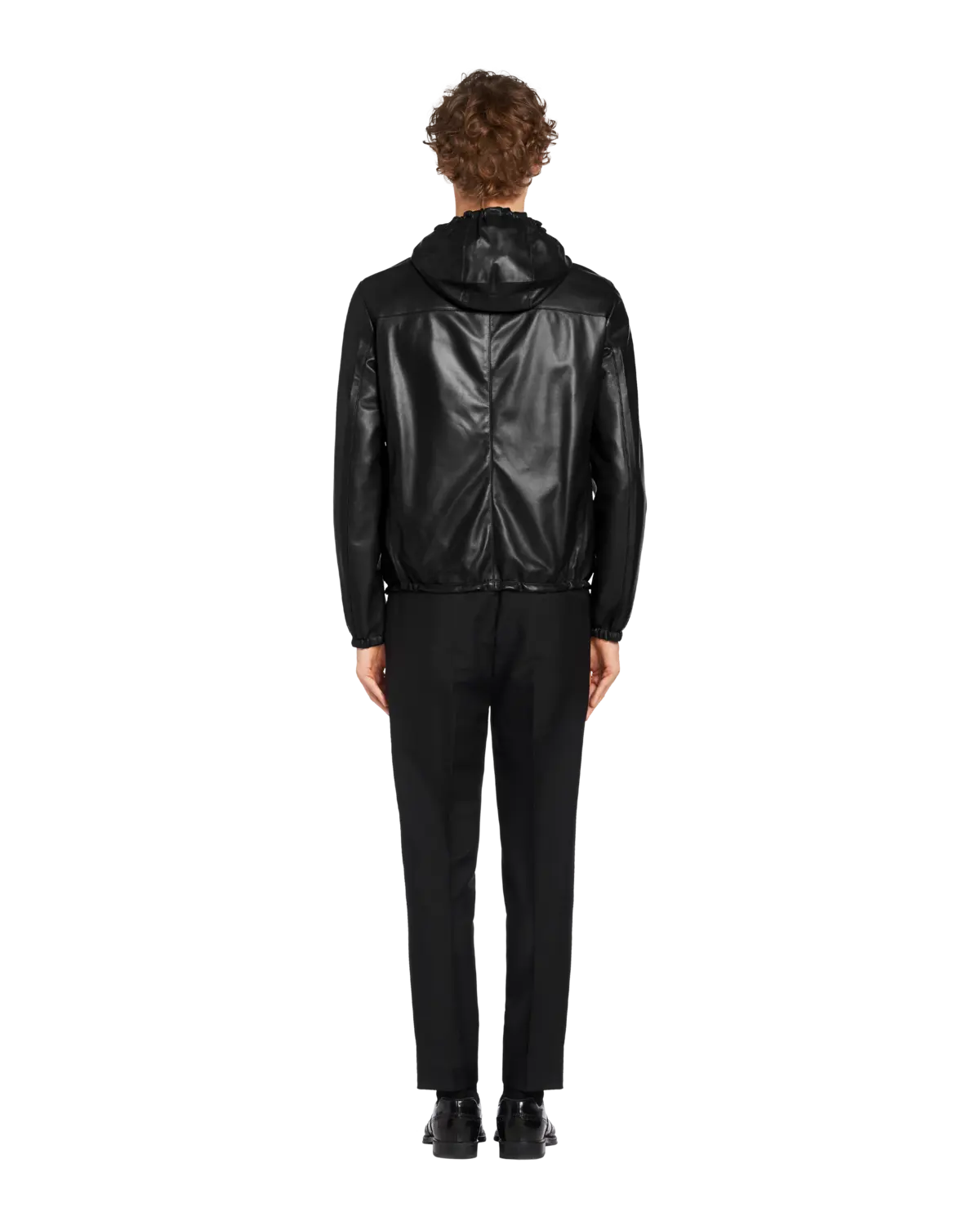 Двусторонняя куртка из наппы Prada, черный — фото 4