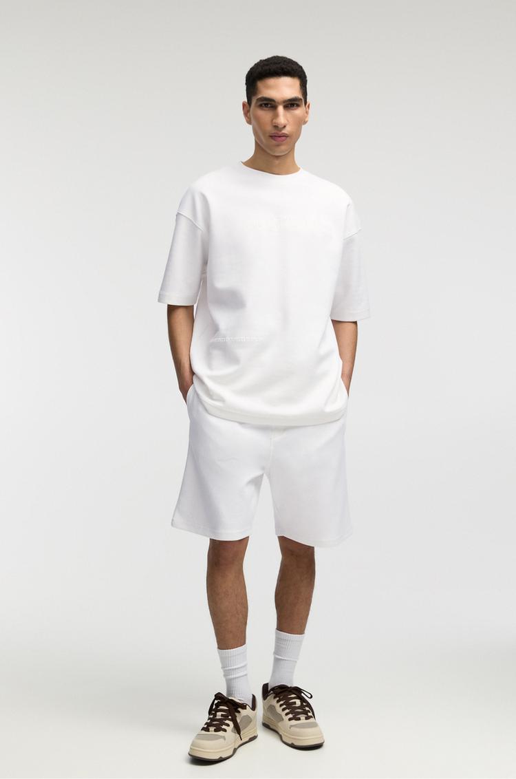 

Шорты-Бермуды Jogger Pull And Bear, белый