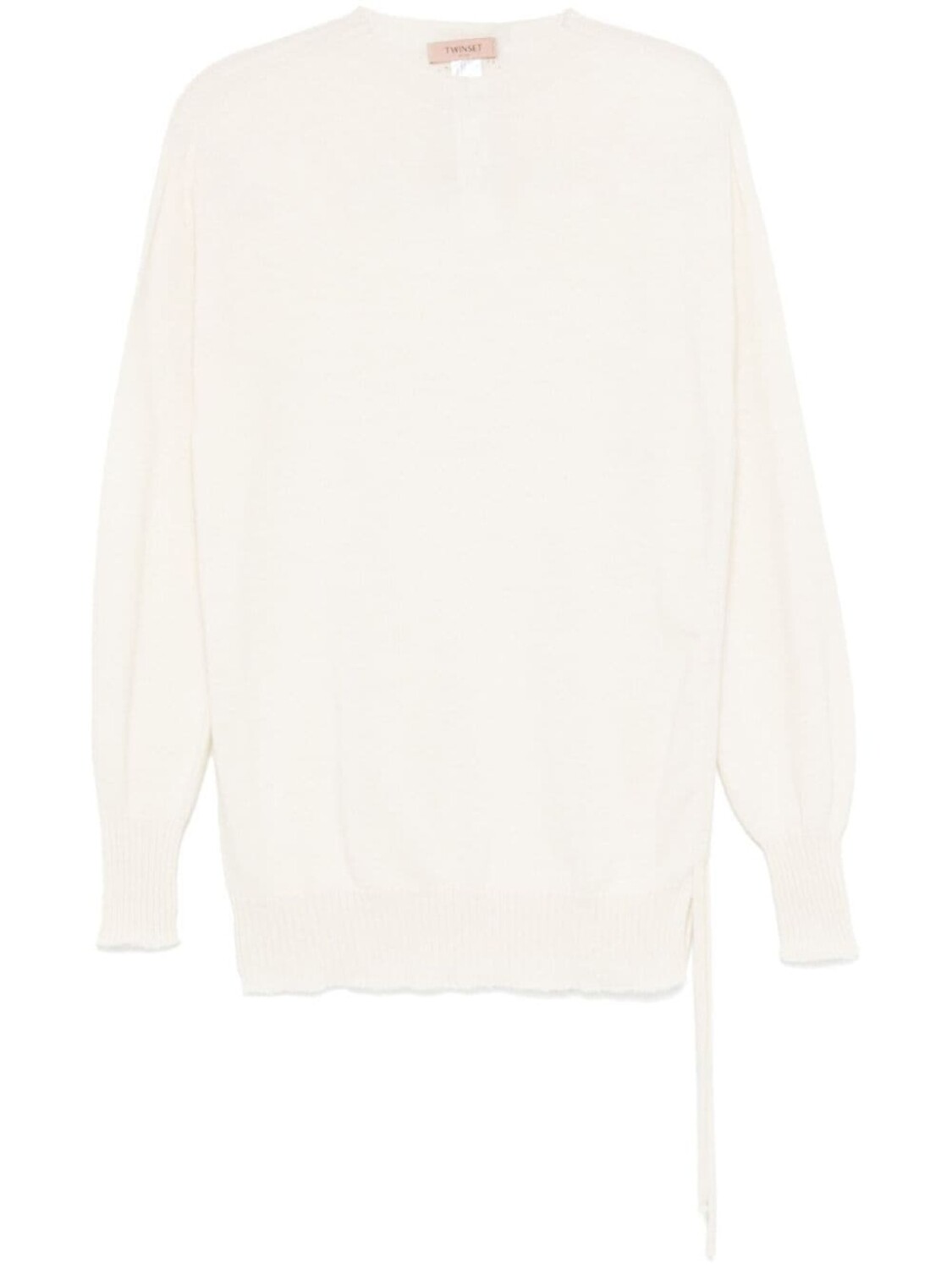

TWINSET кашемировый свитер, белый