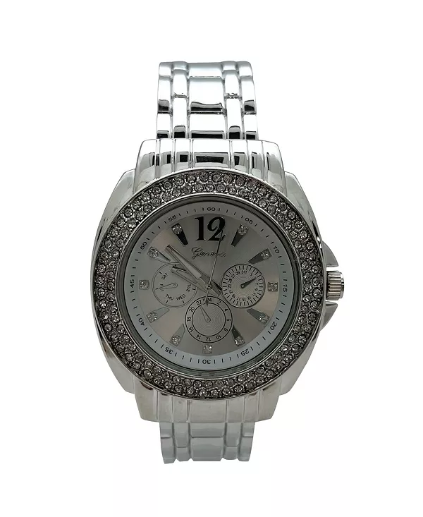 

Женские часы-браслет на каждый день, серебро Olivia Pratt, silver