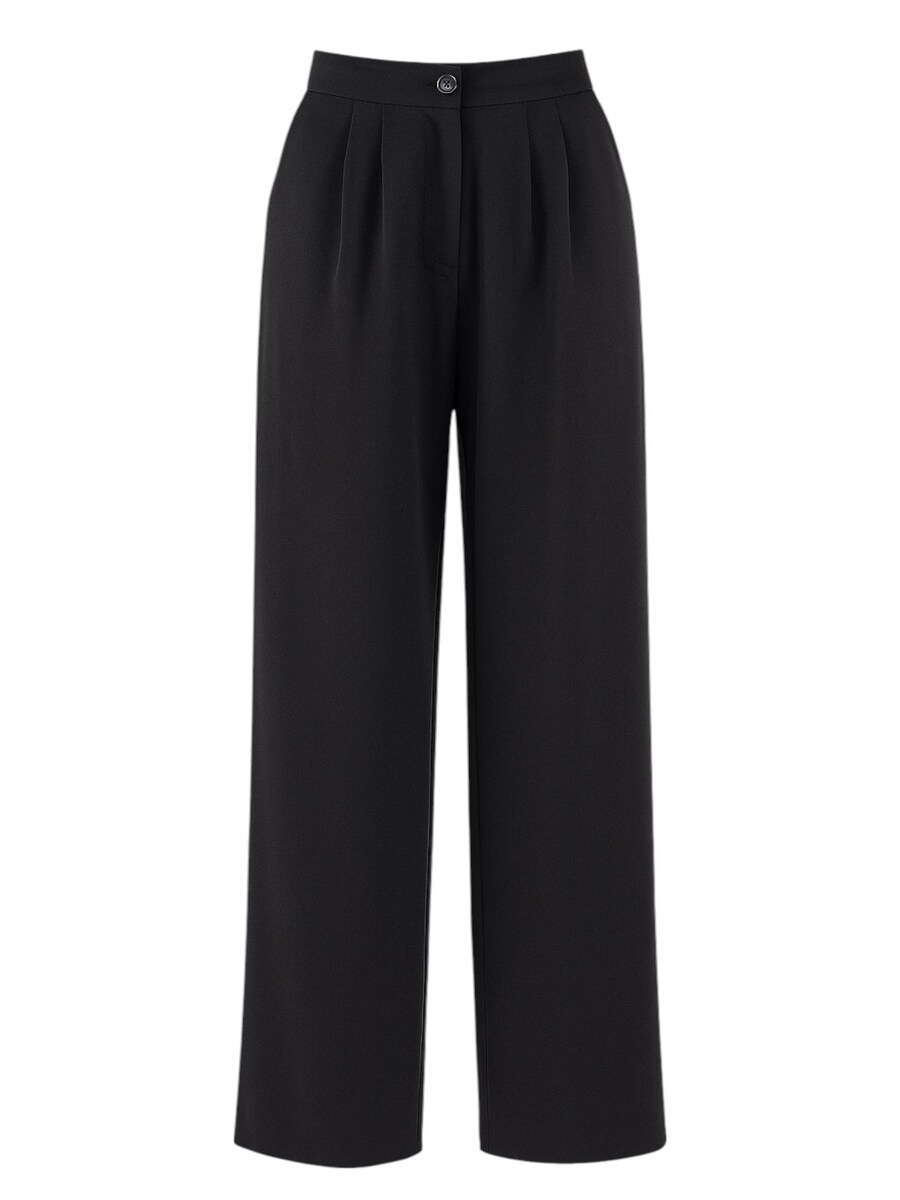 

Широкие брюки со складками спереди fashionshowcase ALYA, черный