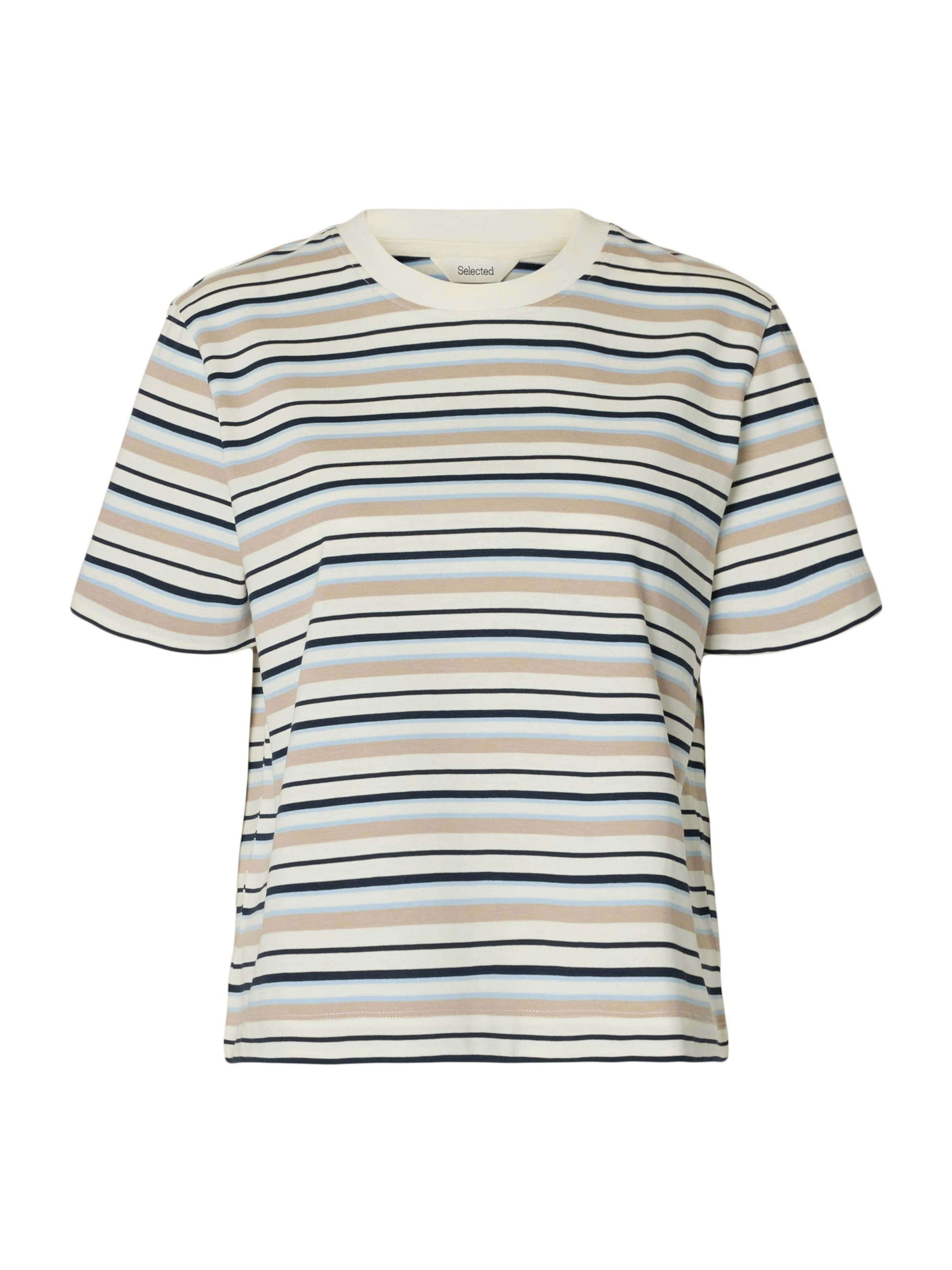 

SELECTED Футболка 'SLFESSENTIAL' в цвете Cream, Kitt