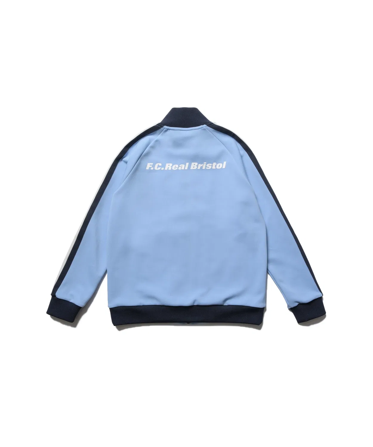 Куртка тренировочная Track Jacket из эко-материала, светло-голубая — фото 3