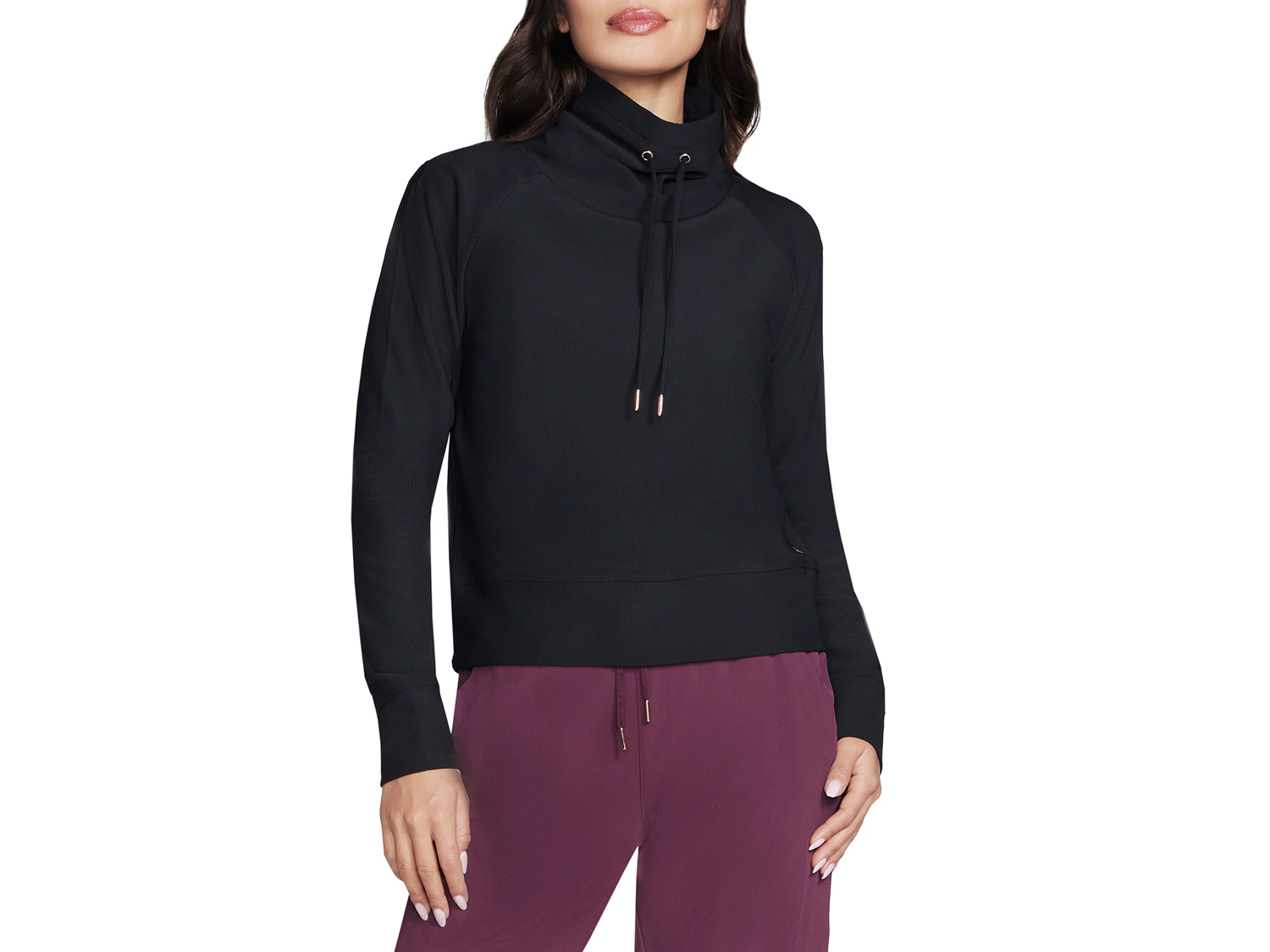 

Куртка GO LUXE RIB Women's Sweatshirt Skechers, черный