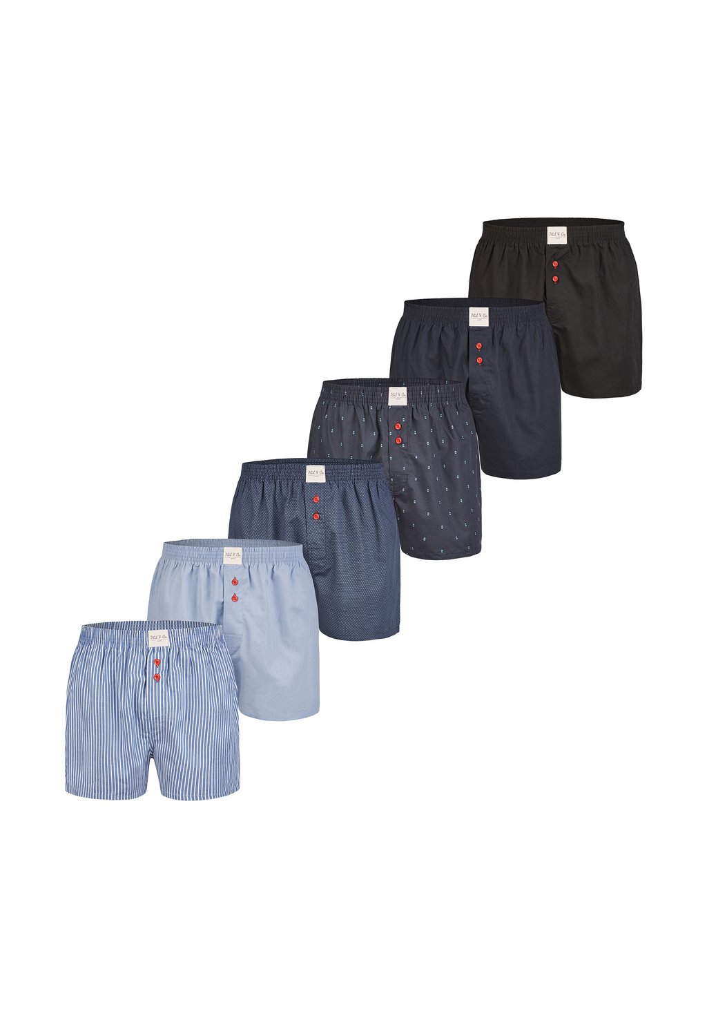 

Шорты-боксеры 6-PACK CLASSIC Phil & Co. Berlin, синий