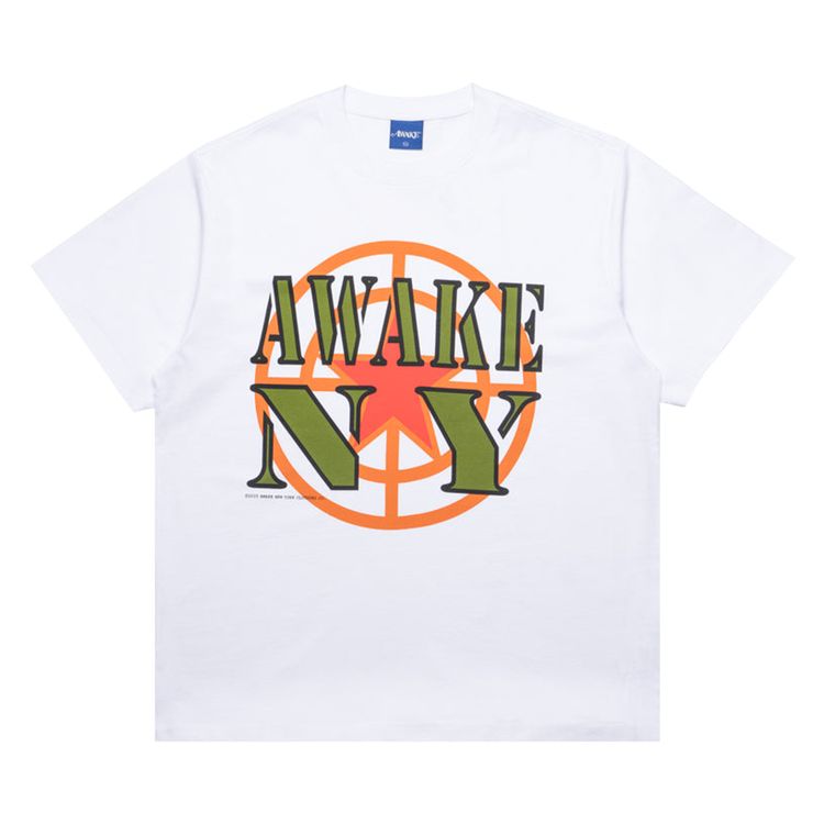 

Футболка Awake NY Crosshair Short-Sleeve Tee 'White', белый