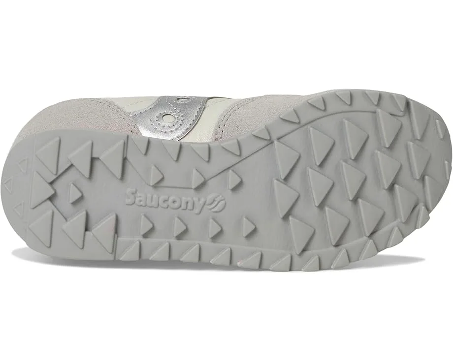 Кроссовки Saucony Kids Originals Jazz Original (Little Kid/Big Kid), Grey/Silver/Pink — фото 3