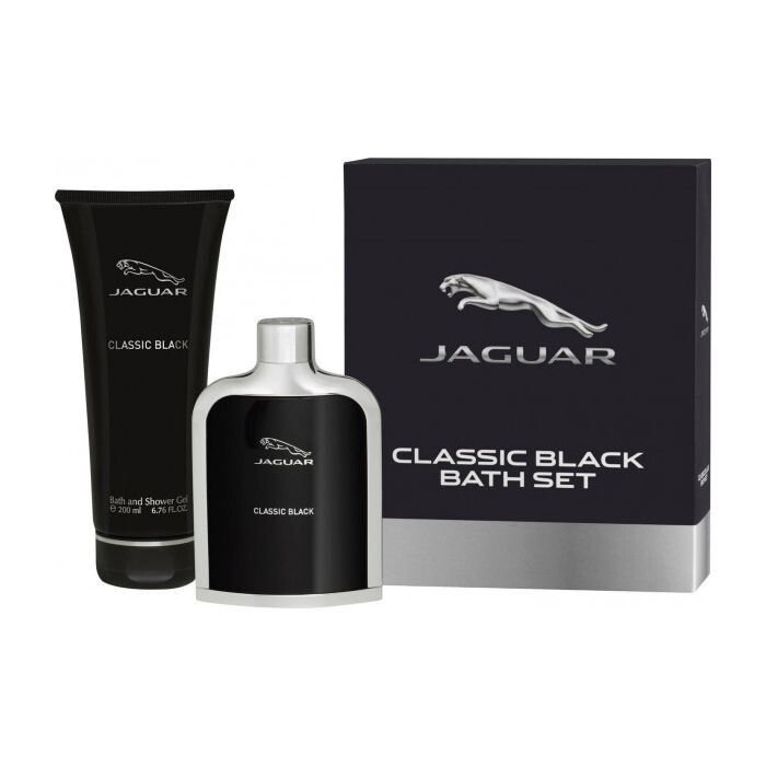 

Туалетная вода унисекс Classic Black Set Eau de Toilette + Gel de Ducha Jaguar, EDT 100 ml + Gel 200 ml