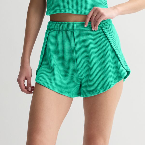 

Детские высокие шорты с вафельной текстурой Dolphin So, цвет cordova aqua
