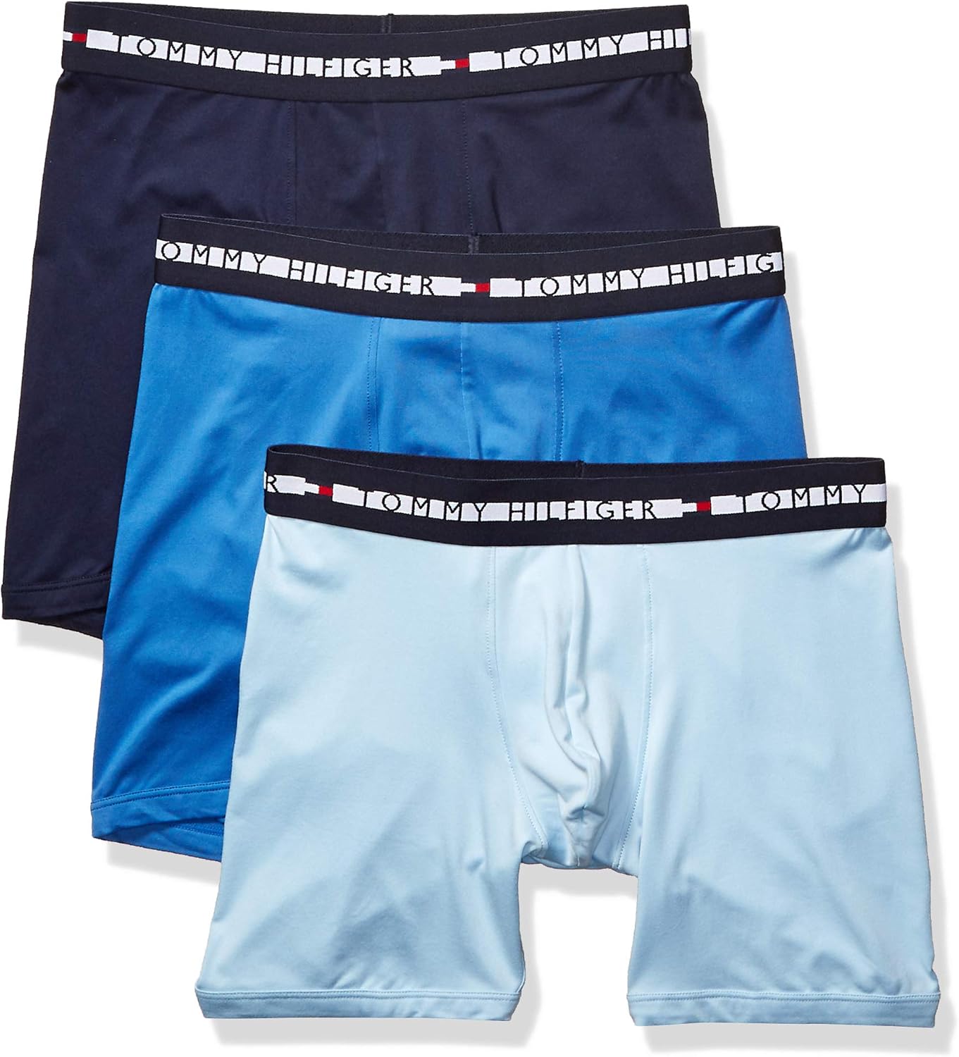 

Мужские трусы-боксеры Tommy Hilfiger Comfort + Multipack, Steel Blue (Multi 3 Pack)