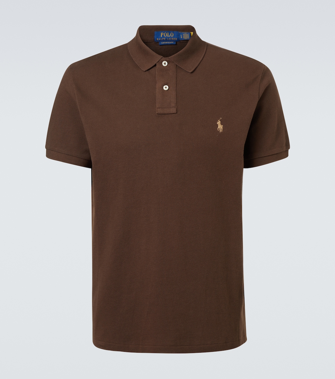 

Хлопковая пике-поло Polo Ralph Lauren, Nutmeg Brown/C8569