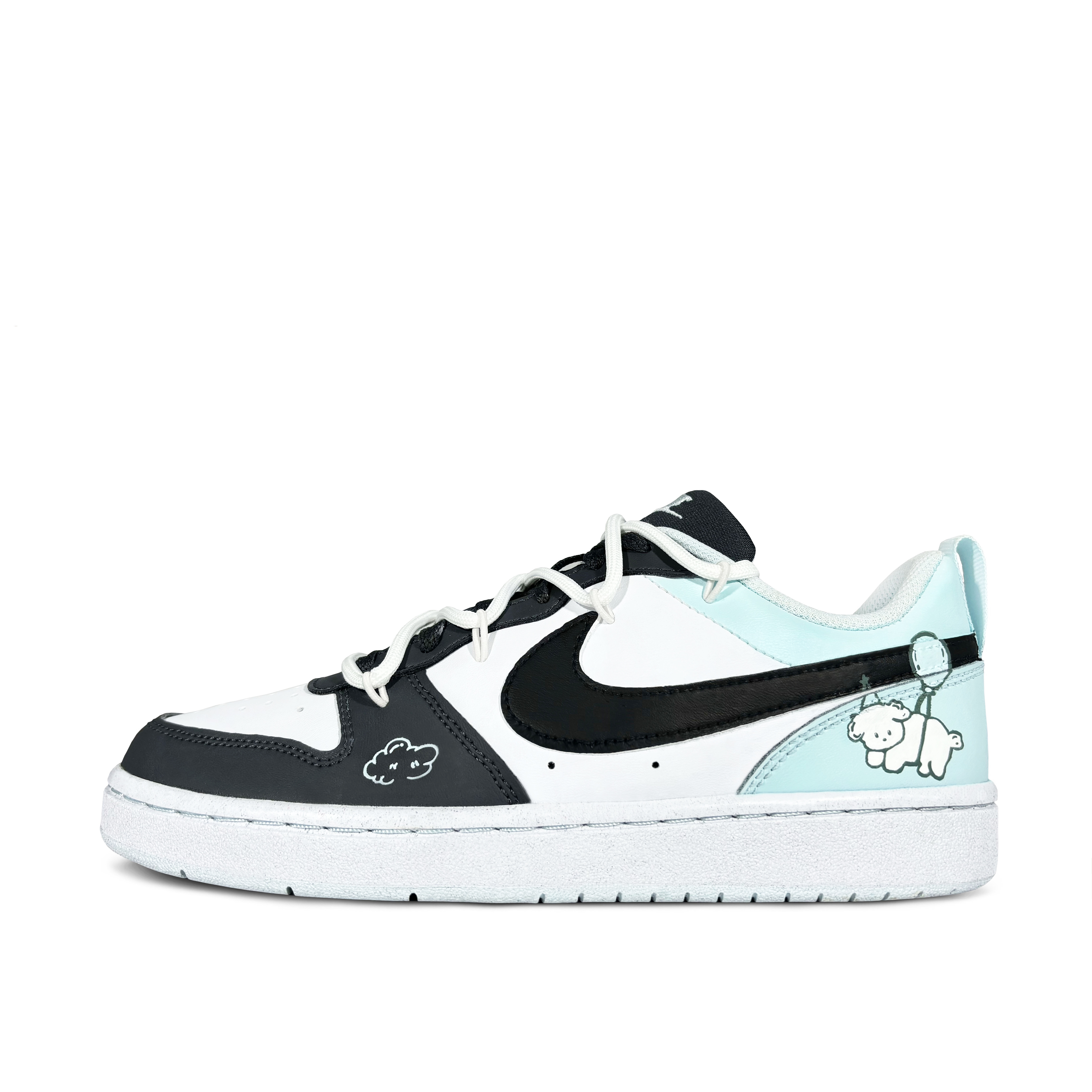 

Детские скейтерские кроссовки Court Borough для младших школьников Nike, Balloon Lamb