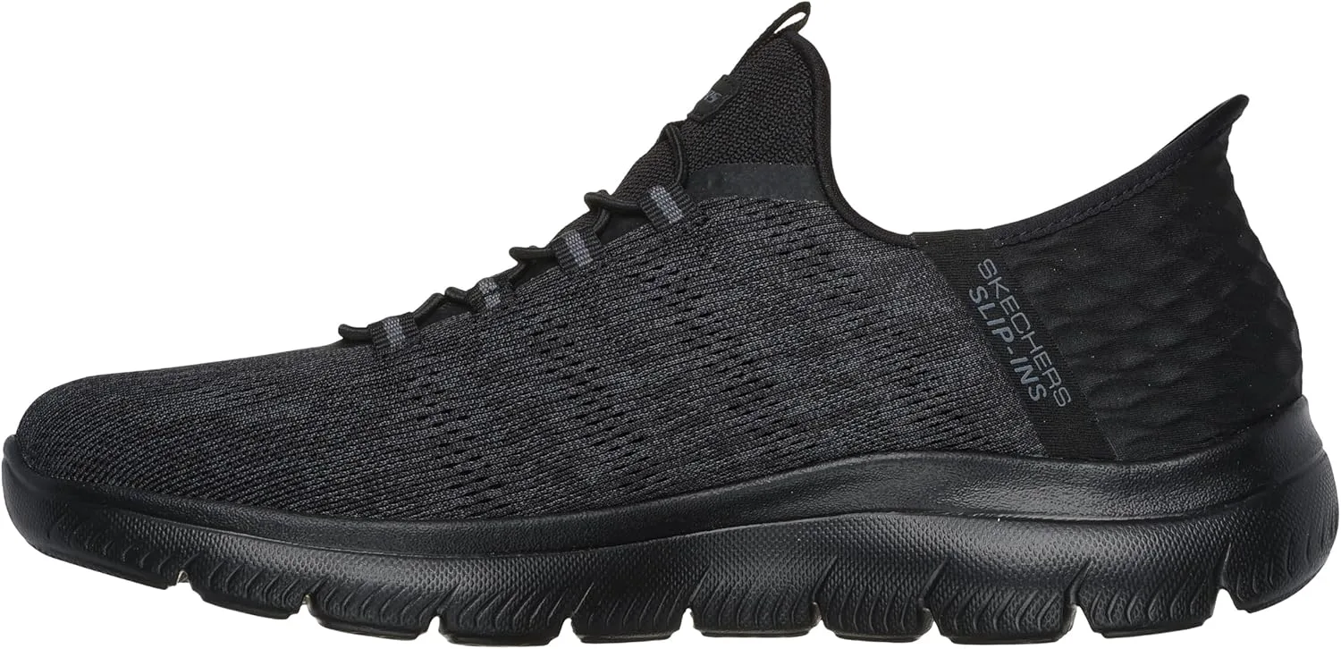 Мужские слипоны Skechers Summits Key Pace без застежек, черный — фото 2