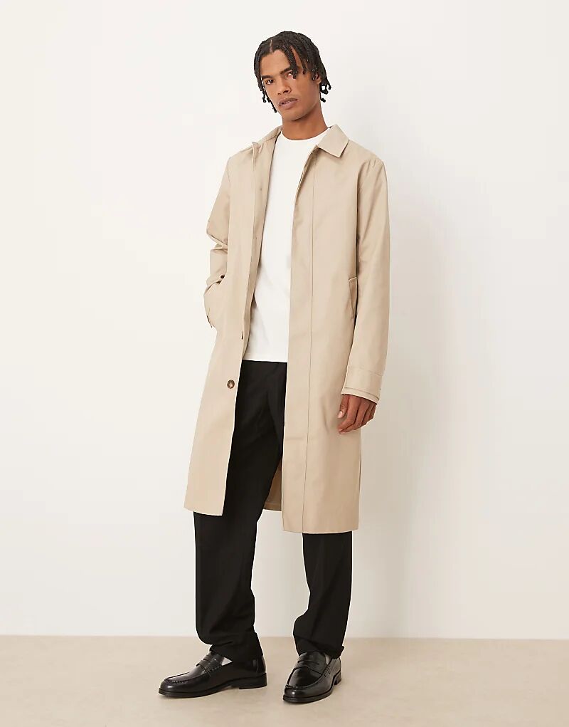 

Тренчкот ASOS DESIGN цвета «камень»