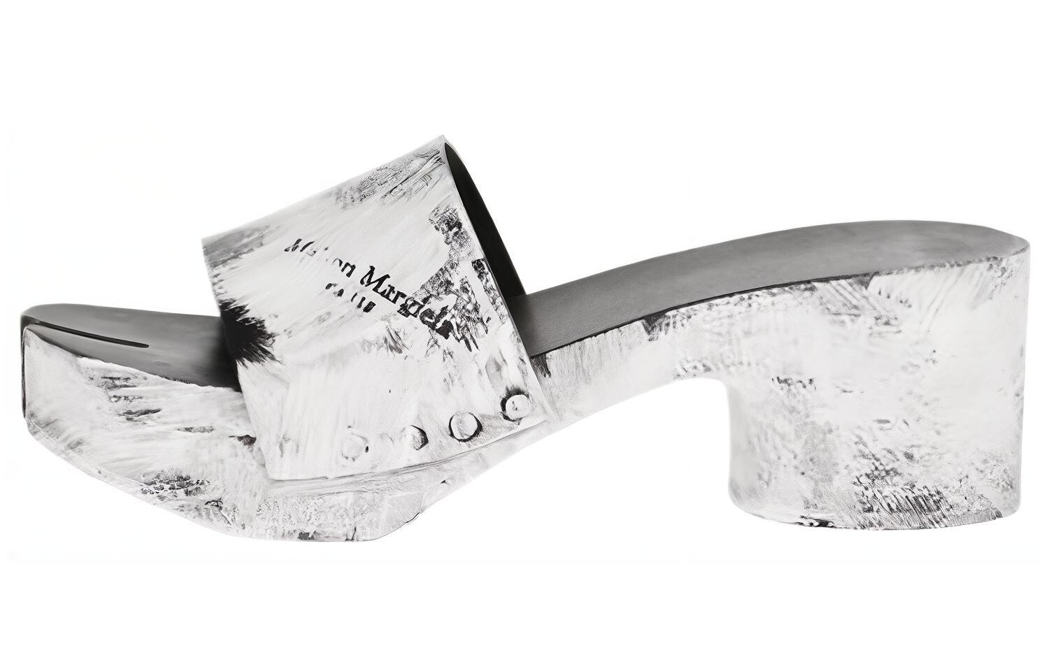 

Шлепанцы женские белые Maison Margiela