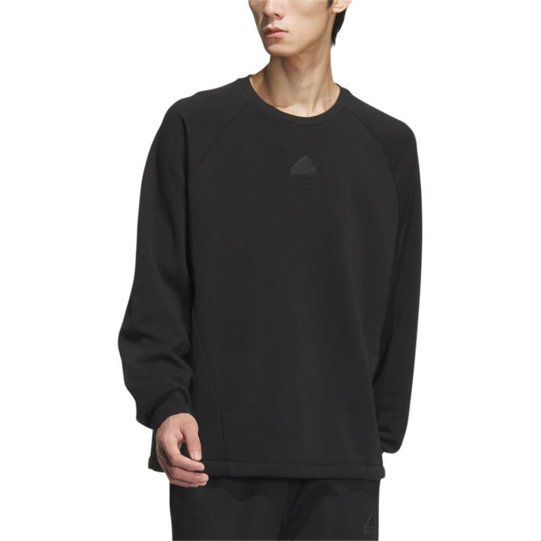 TECH RAIN CREW SWEATSHIRT Толстовка Мужская Черная Adidas — фото 3