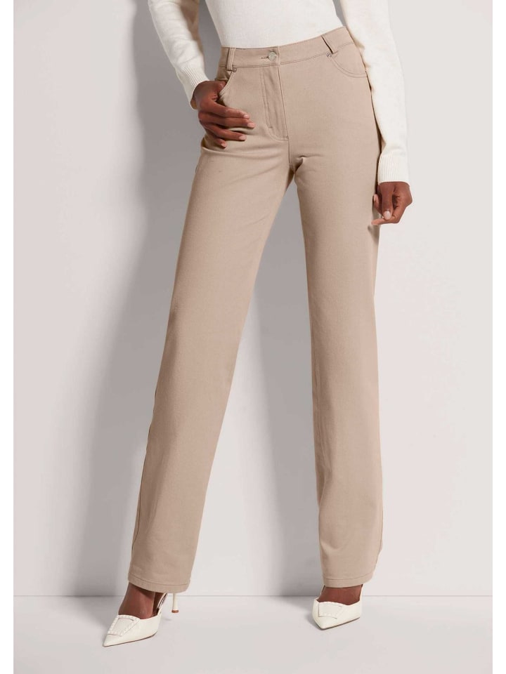 

MADELEINE Узкие джинсы с пятью карманами, бежевого цвета