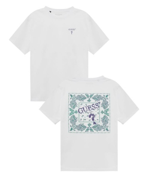 

Футболка с коротким рукавом, принт пейсли Guess, белый