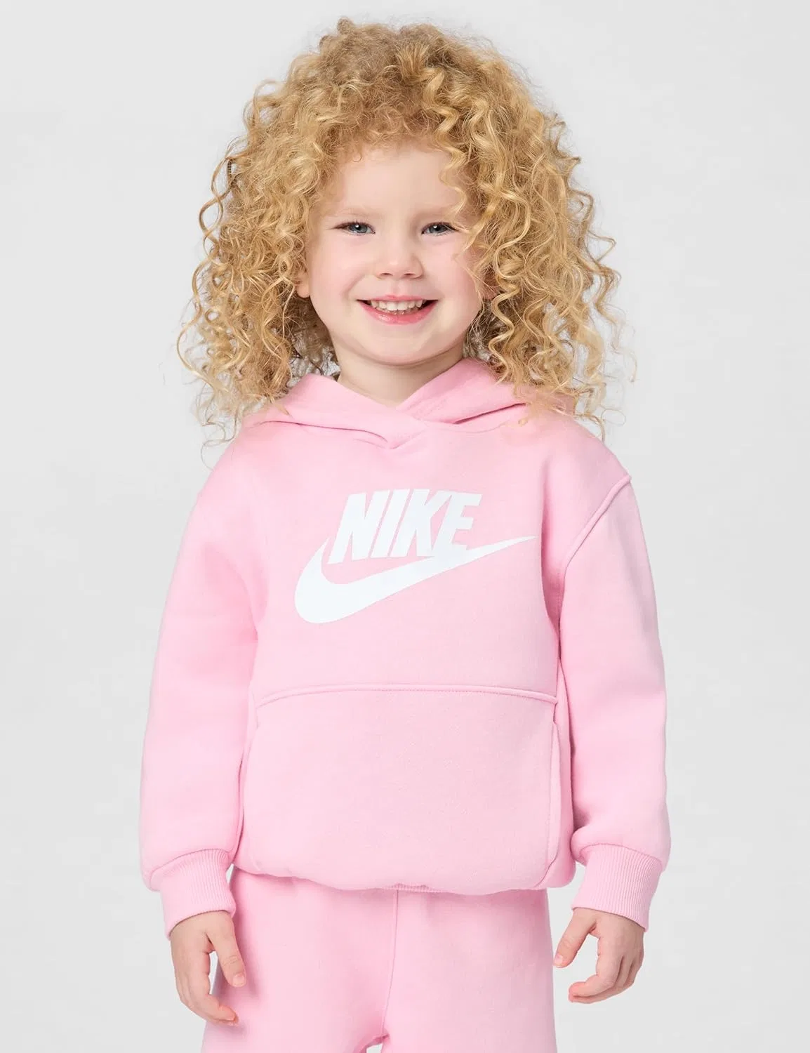Детский спортивный костюм Nike с логотипом, Medium Soft Pink — фото 4