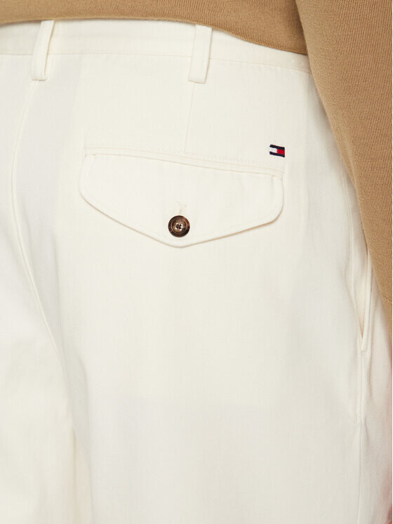 Брюки чиносы обычного кроя Tommy Hilfiger, белый — фото 4