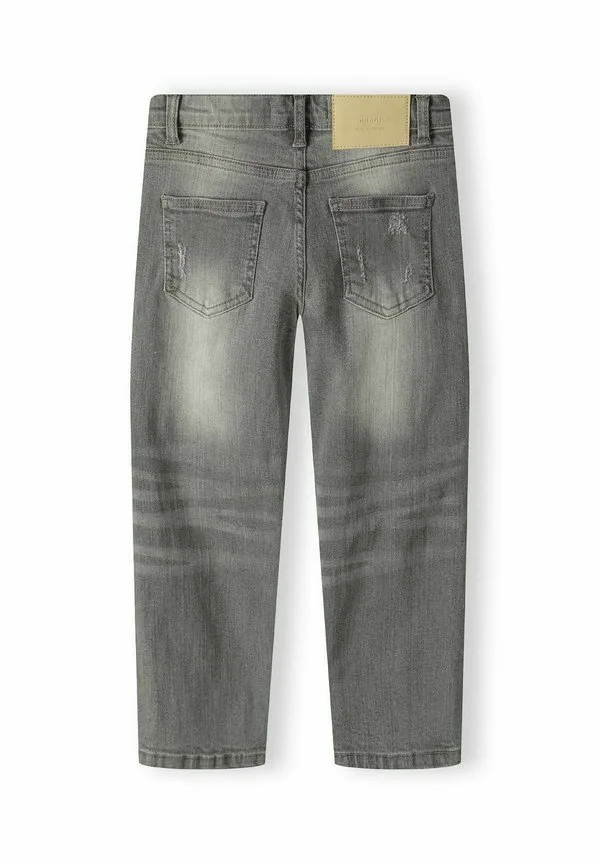 Джинсы прямого кроя с рваными элементами Minoti, Grey Denim — фото 2