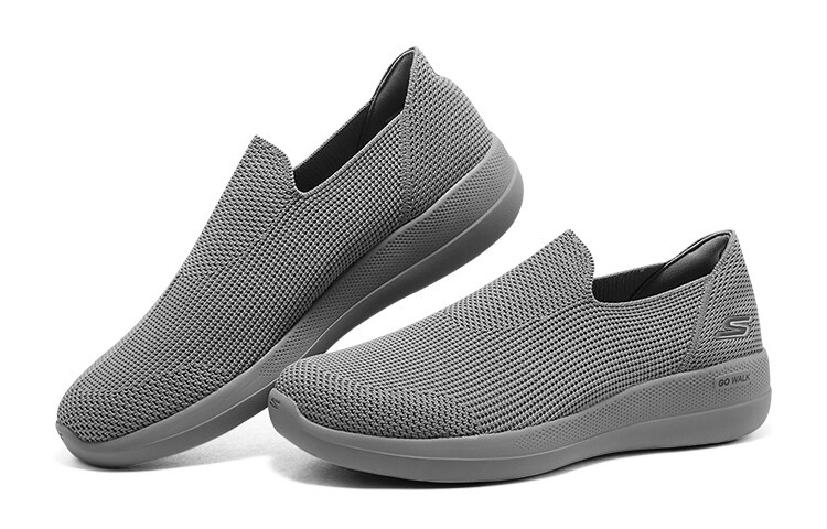 Кроссовки Skechers Lifestyle Shoes Men Low-top Charcoal Gray, серый — фото 2
