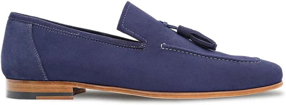 Лоферы замшевые Mezlan Tassel Loafer, Navy