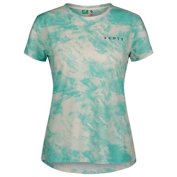 

Женская футболка DRI Tie Dye - функциональная рубашка Scott, Miami Green
