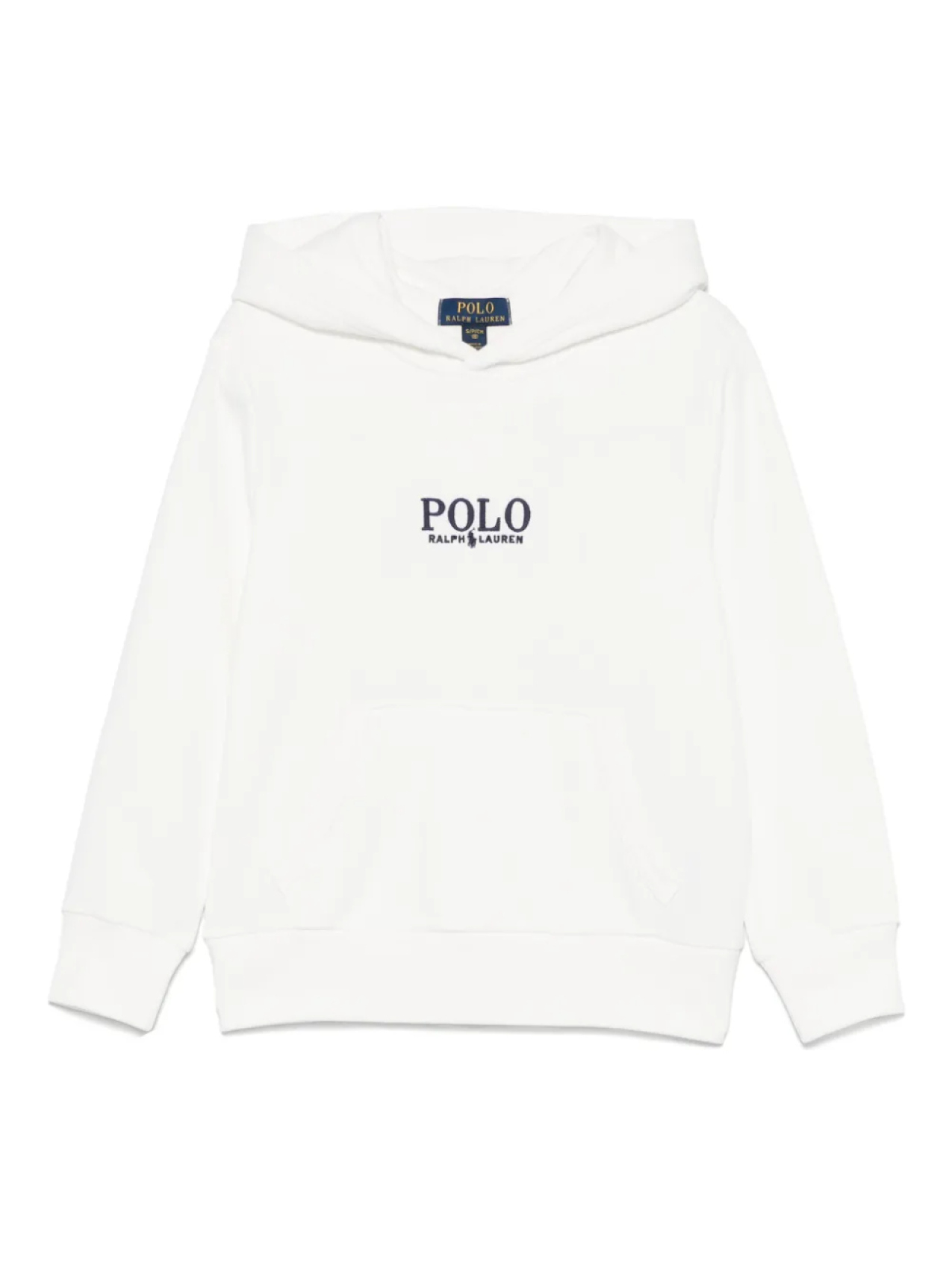 

Толстовка с капюшоном POLO RALPH LAUREN KIDS с вышитым логотипом, белый