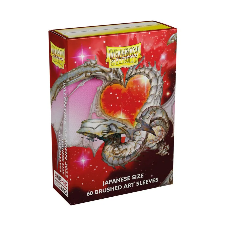 

Стандартные рукава с матовым рисунком — Драконы Валентина 2022 (60), Dragon Shield - Card Sleeves - Japanese