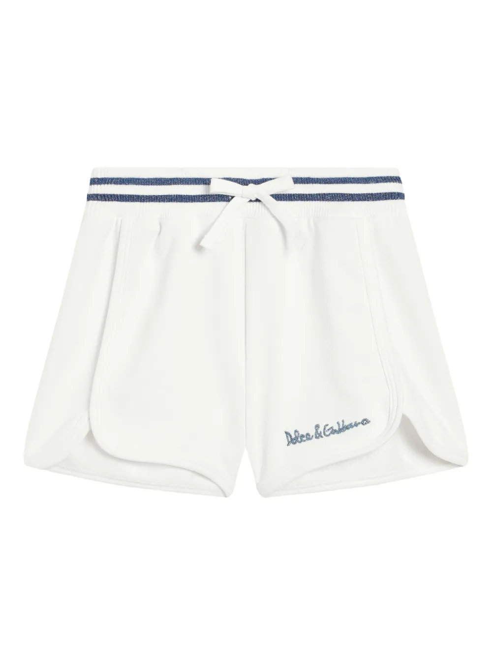 

Хлопковые шорты Dolce & Gabbana Kids, белый