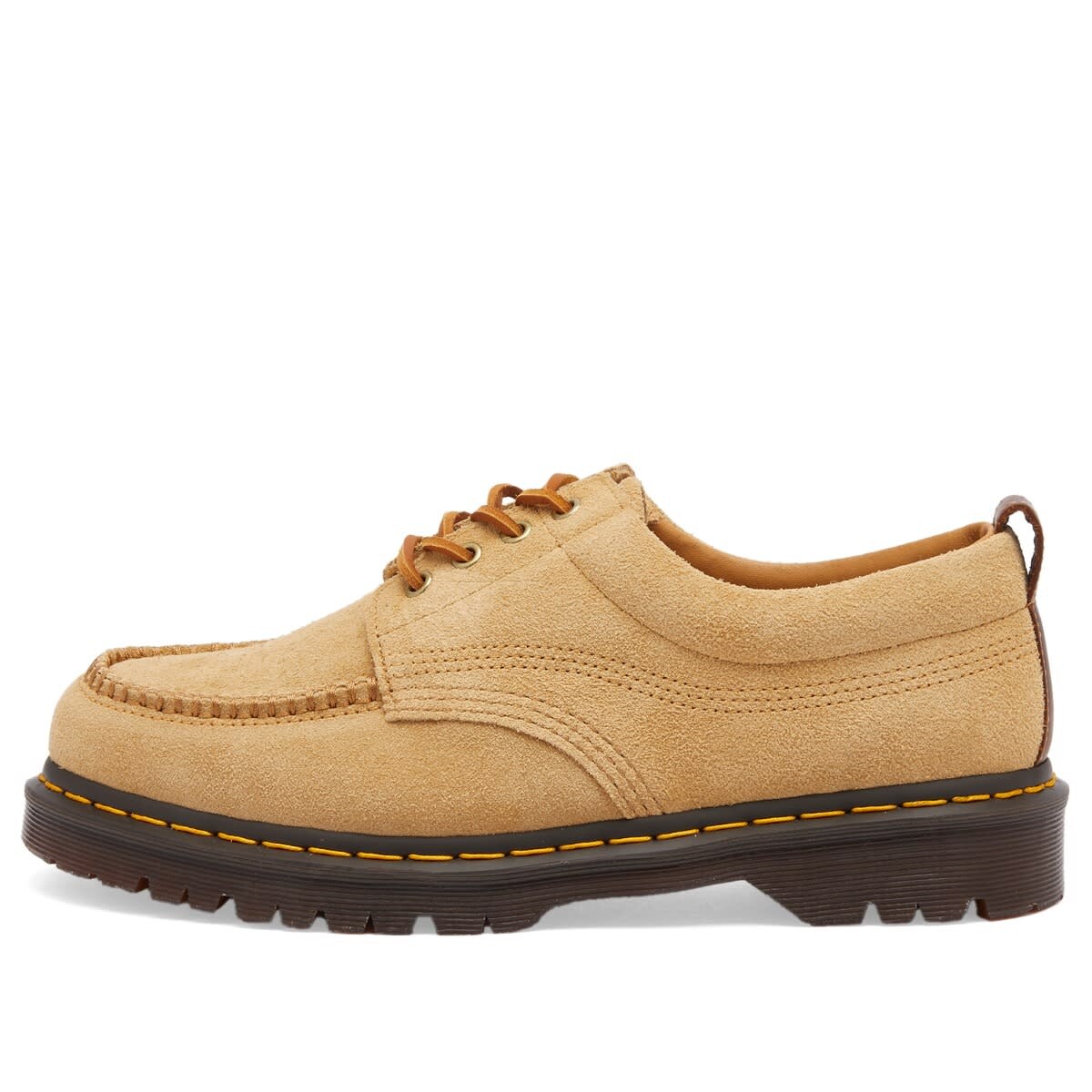 

Кроссовки Dr. Martens Lowell Hairy Suede Shoe, цвет Butterscotch