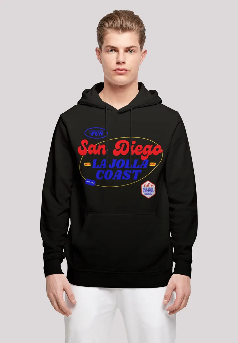 

Толстовка F4NT4STIC "San Diego HOODIE", принт, черный